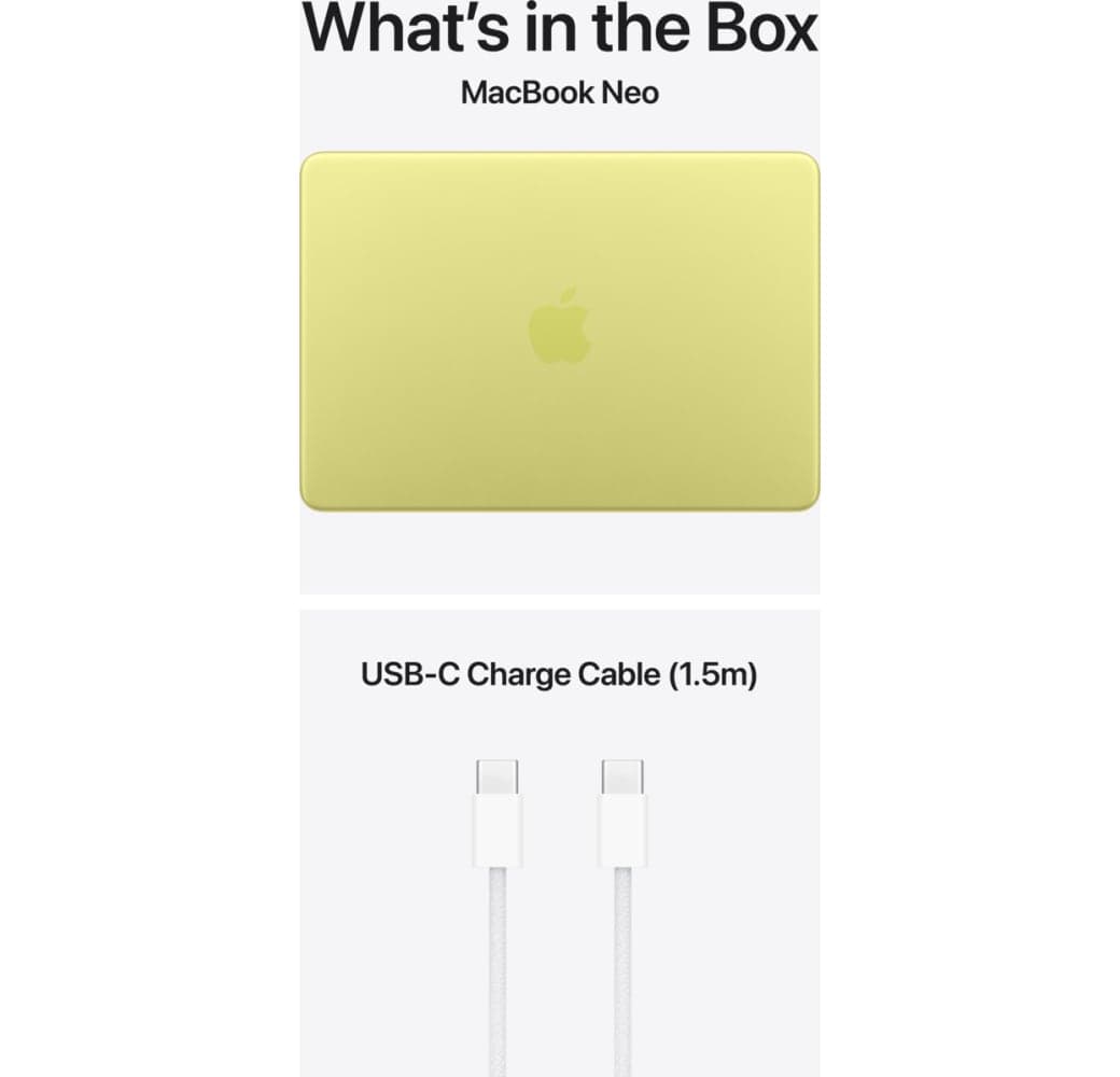 Citrus Apple MacBook Neo 13" Laptop - A18 Pro 6-core - 8GB - 256GB SSD - 5-core CPU - English (QWERTY).3