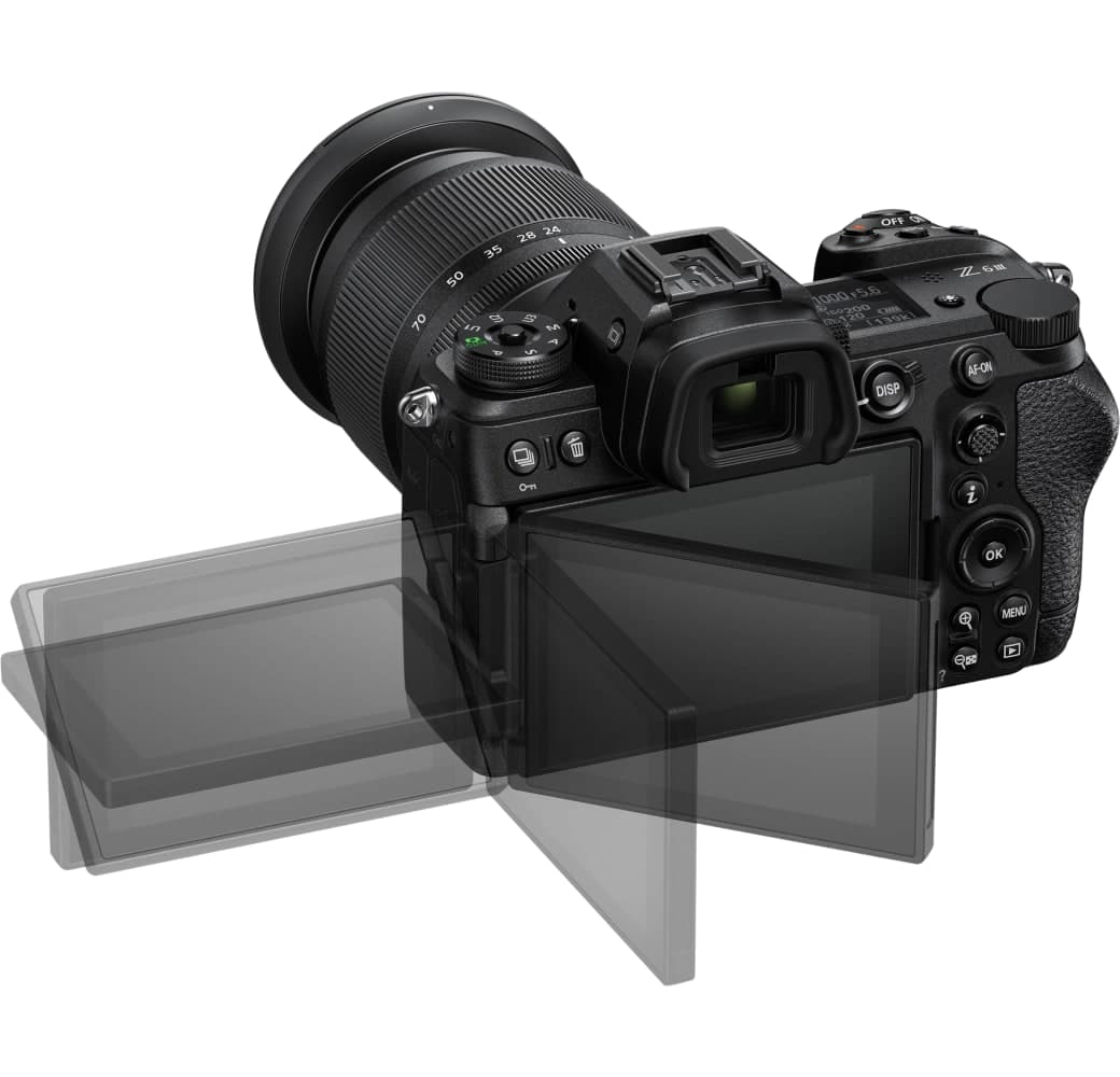 Schwarz Nikon Z6 III + Nikkor Z 24-70mm f/4,0 S.3