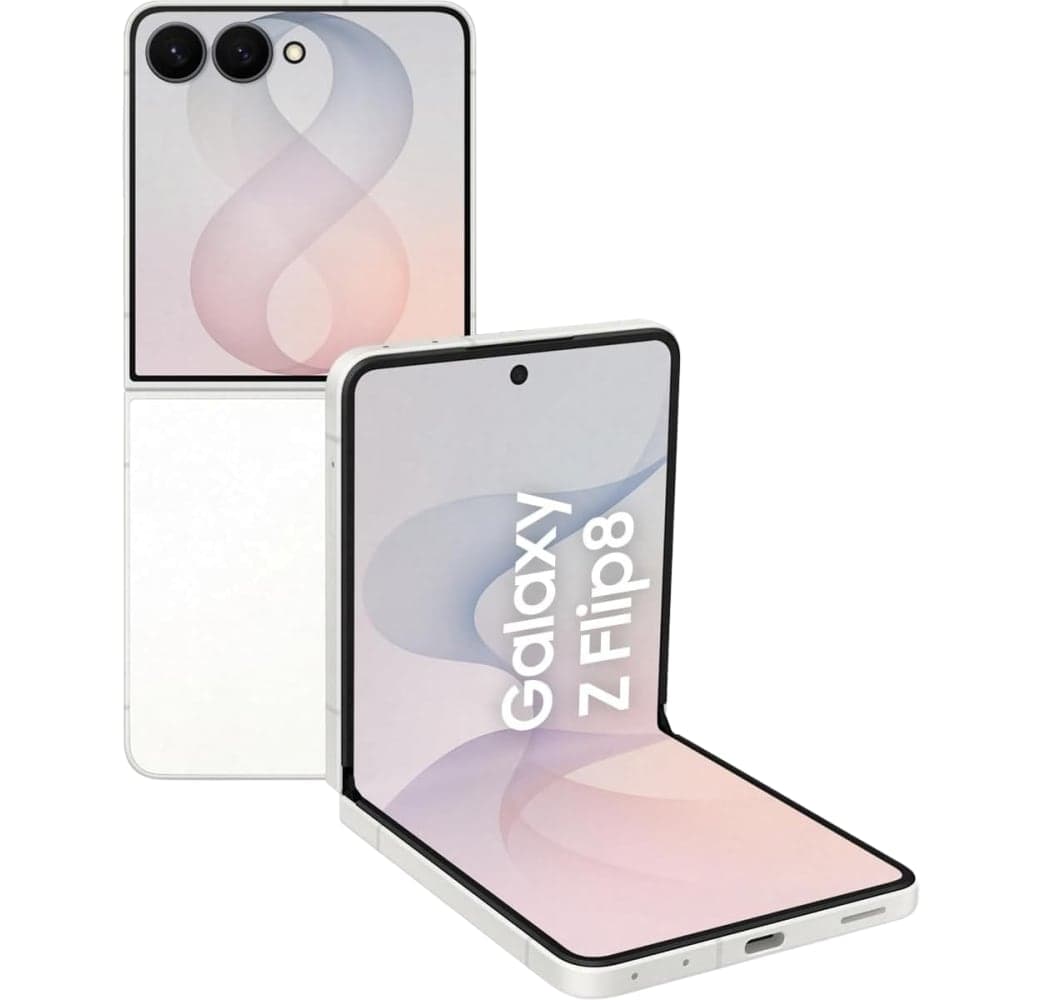 Cream Samsung Smartphone Galaxy Z Flip8 - 12 GB - 256GB - Dual SIM.1