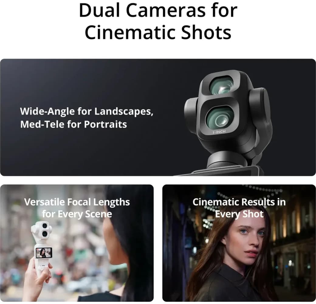 Black DJI Osmo Pocket 4P Standard Combo.4