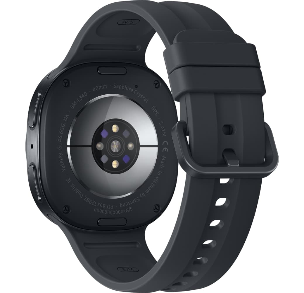 Graphit Samsung Galaxy Watch 9 SM Smartwatch, Aluminiumgehäuse, 40 mm.4