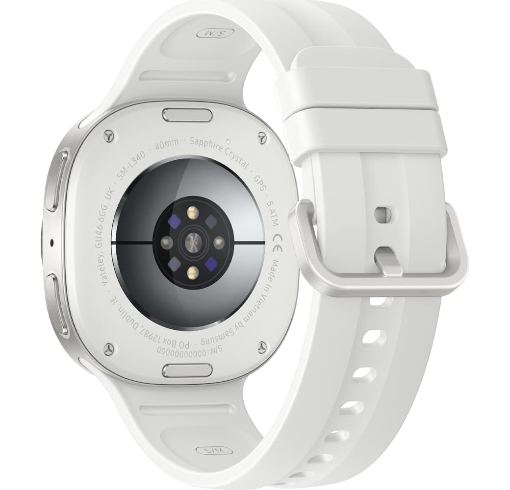Creme Samsung Galaxy Watch 9 SM Smartwatch, Aluminiumgehäuse, 40 mm.4