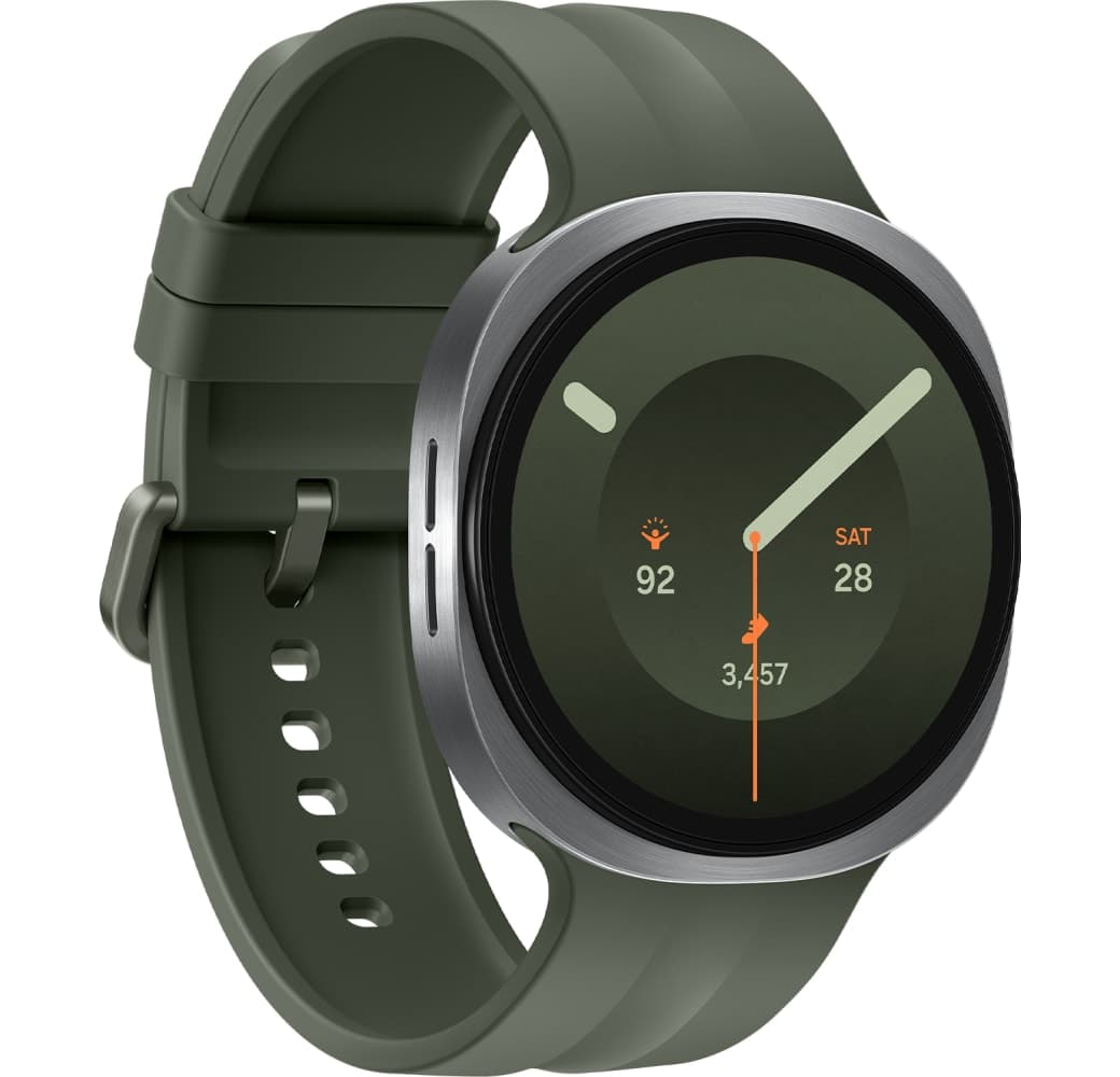 Silber Samsung Galaxy Watch 9 SM Smartwatch, Aluminiumgehäuse, 44 mm.3