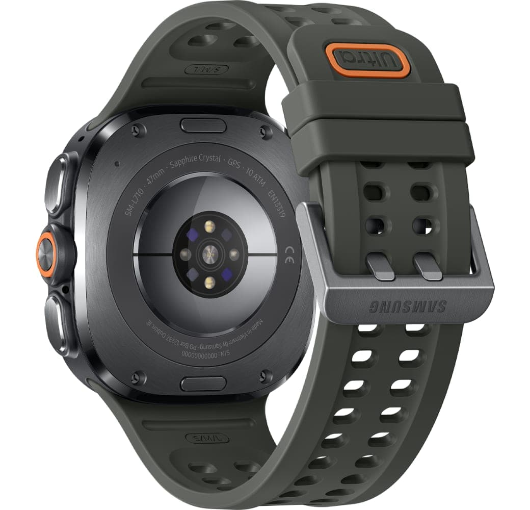 Plata de titanio Reloj inteligente Samsung Galaxy Watch Ultra 2 LTE, caja de titanio, 47 mm.4