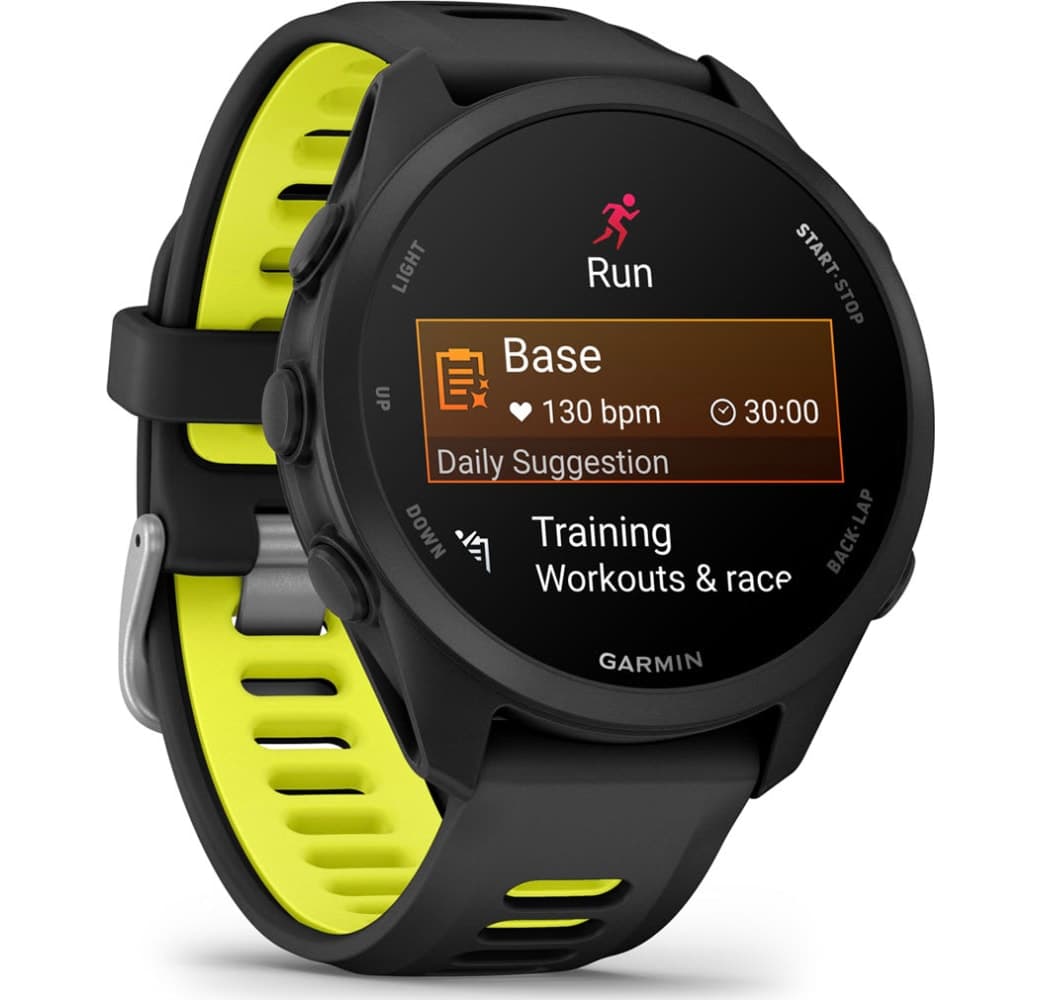 Schwarz Garmin Forerunner 170 Smartwatch, Gehäuse aus faserverstärktem Polymer, 42,6 mm.2