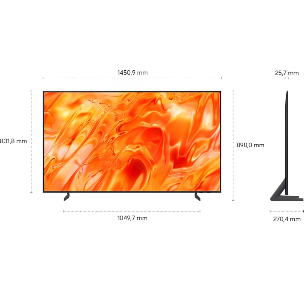 Negro Samsung GQ65QN70HAUXZG - TV 65" QLED 4K.5