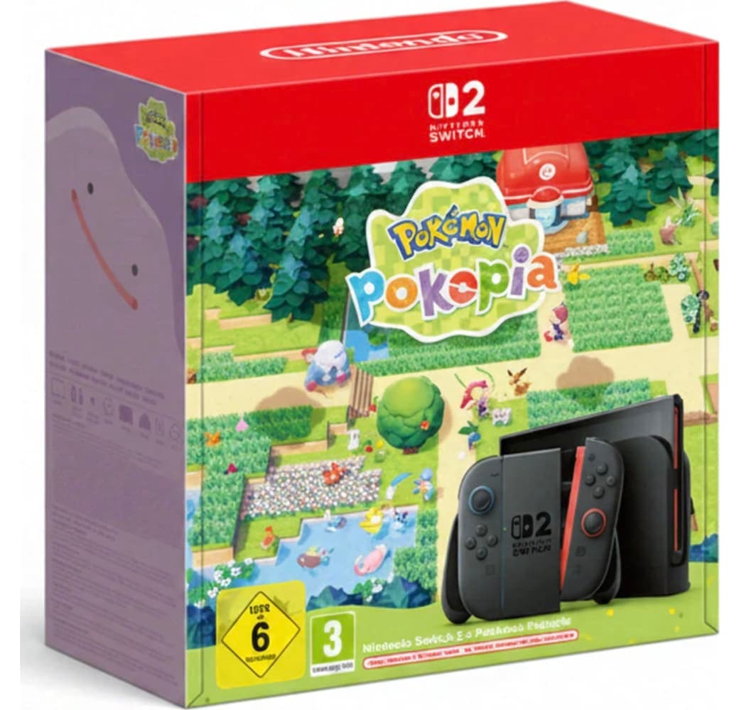 Black Nintendo Switch 2 + Pokémon Pokopia Bundle.1