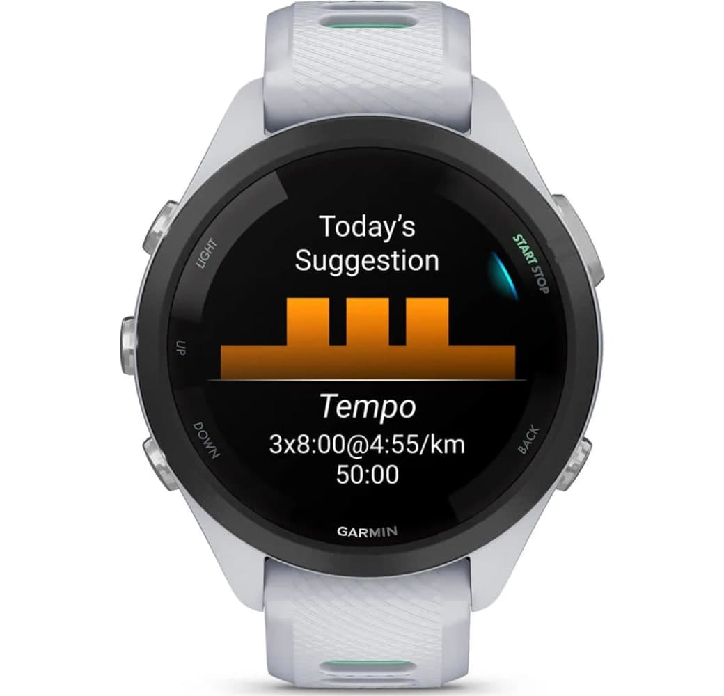 Steinweiß Garmin Forerunner 265s Smartwatch, Gehäuse aus faserverstärktem Polymer, 42 mm.4