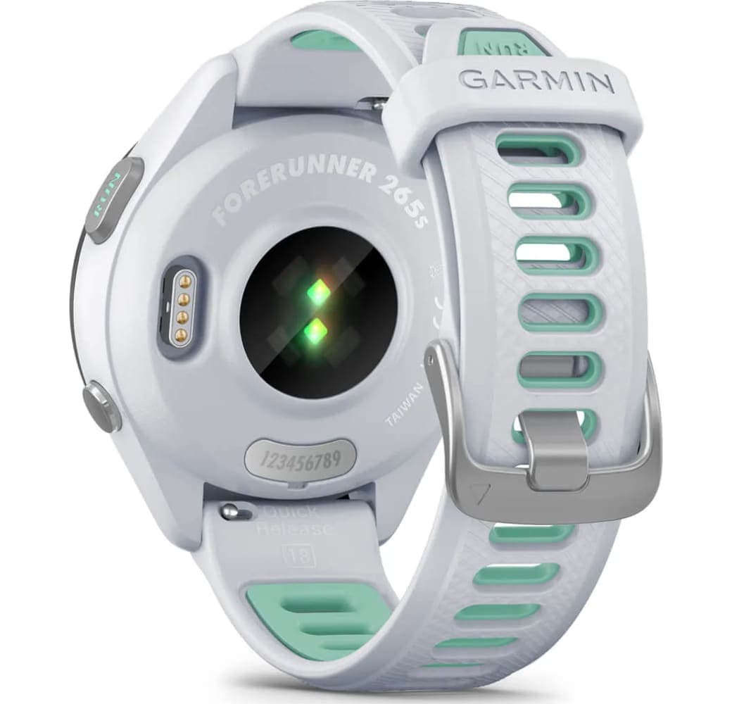 Steinweiß Garmin Forerunner 265s Smartwatch, Gehäuse aus faserverstärktem Polymer, 42 mm.6