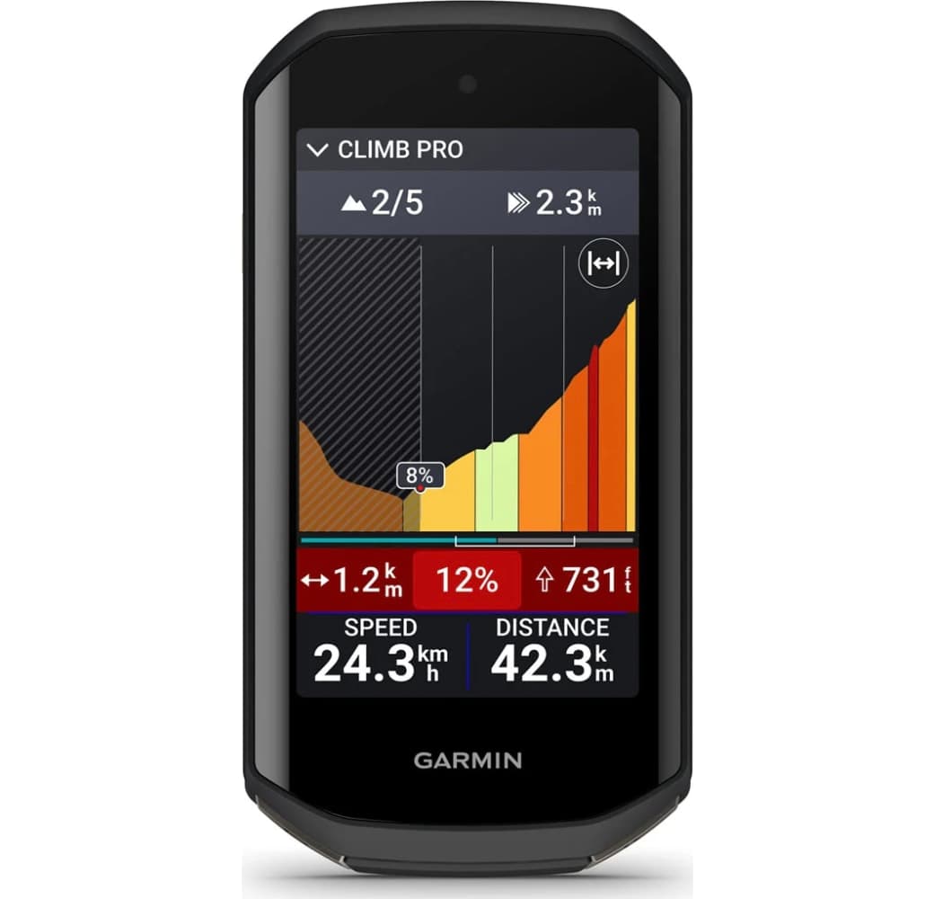 Black Garmin Edge 1050 Bike Computer, Fiber-reinforced polymer Case.6