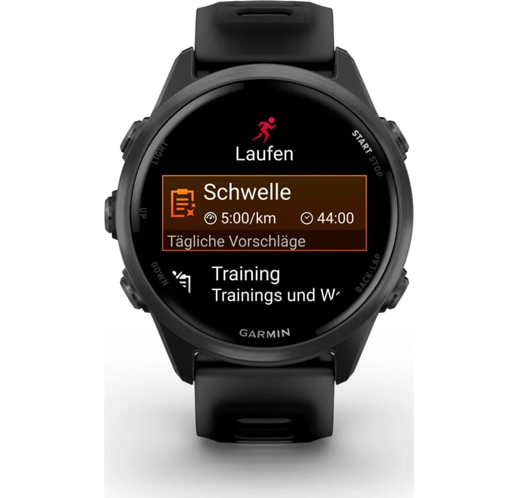 Schwarz Garmin Forerunner 570 Smartwatch, Gehäuse aus faserverstärktem Polymer, 42 mm.2