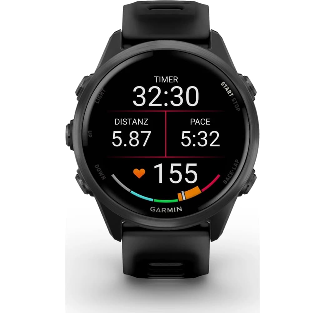 Schwarz Garmin Forerunner 570 Smartwatch, Gehäuse aus faserverstärktem Polymer, 42 mm.6
