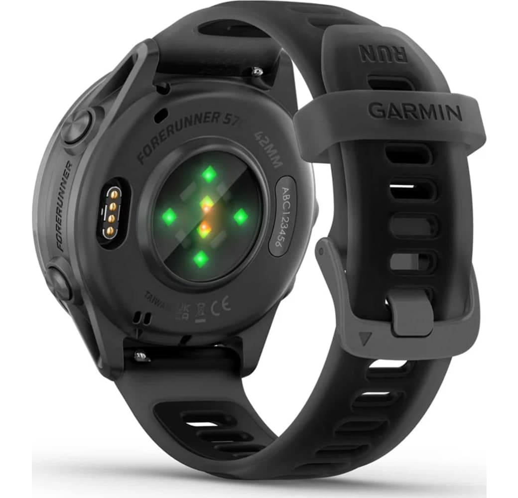 Schwarz Garmin Forerunner 570 Smartwatch, Gehäuse aus faserverstärktem Polymer, 42 mm.7