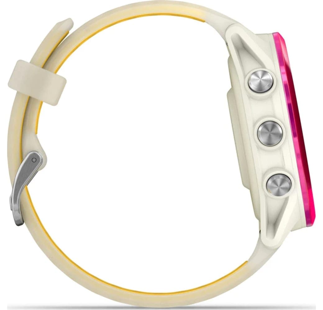 Knochen/Himbeere Garmin Forerunner 570 Smartwatch, Gehäuse aus faserverstärktem Polymer, 42 mm.5