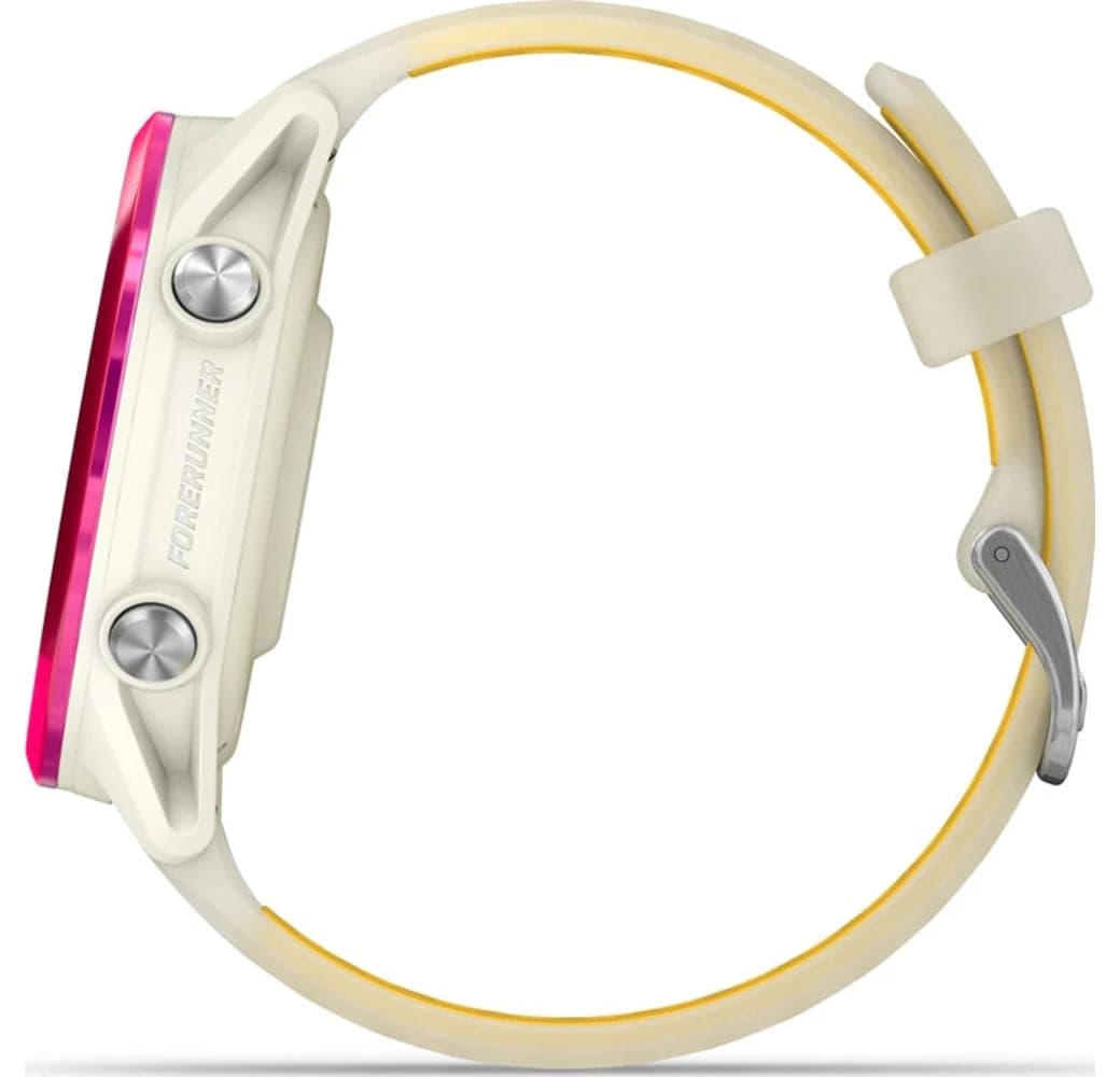 Knochen/Himbeere Garmin Forerunner 570 Smartwatch, Gehäuse aus faserverstärktem Polymer, 42 mm.8