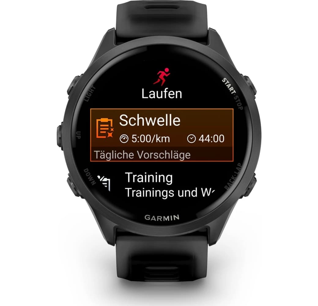 Schiefergrau Garmin Forerunner 570 Smartwatch, Gehäuse aus faserverstärktem Polymer, 47 mm.2
