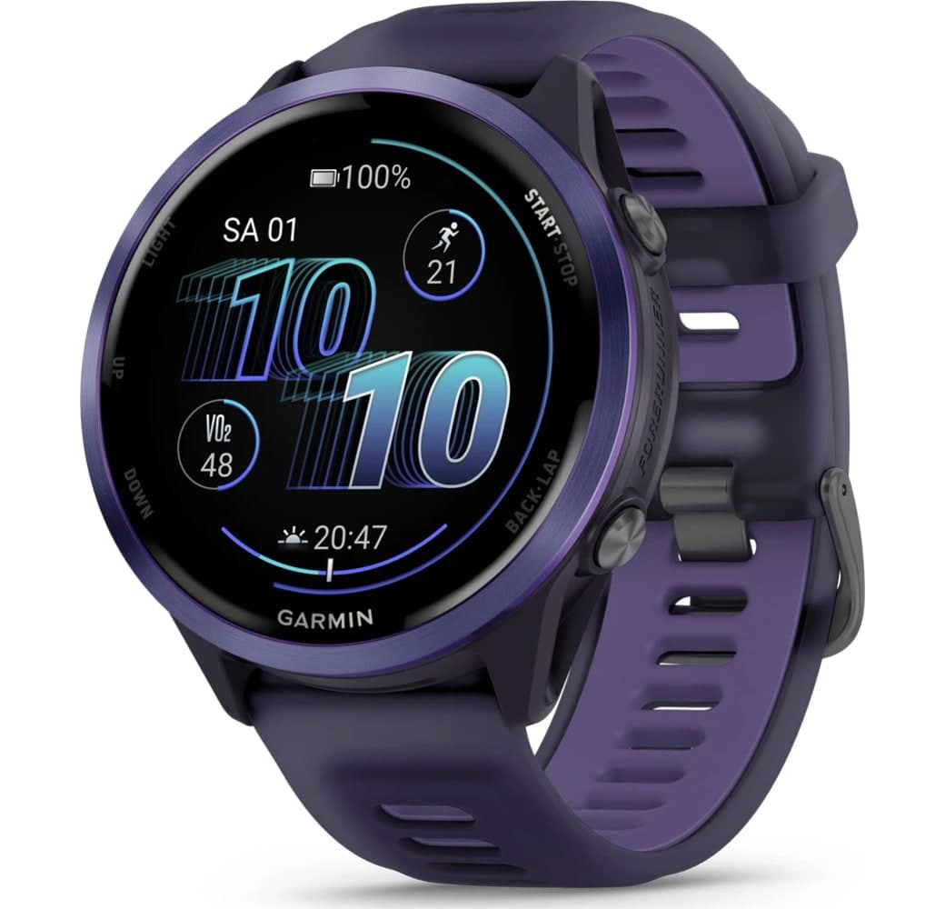 Purple Garmin Forerunner 570 Smartwatch, Fiber reinforced polymer Case, 47mm.1
