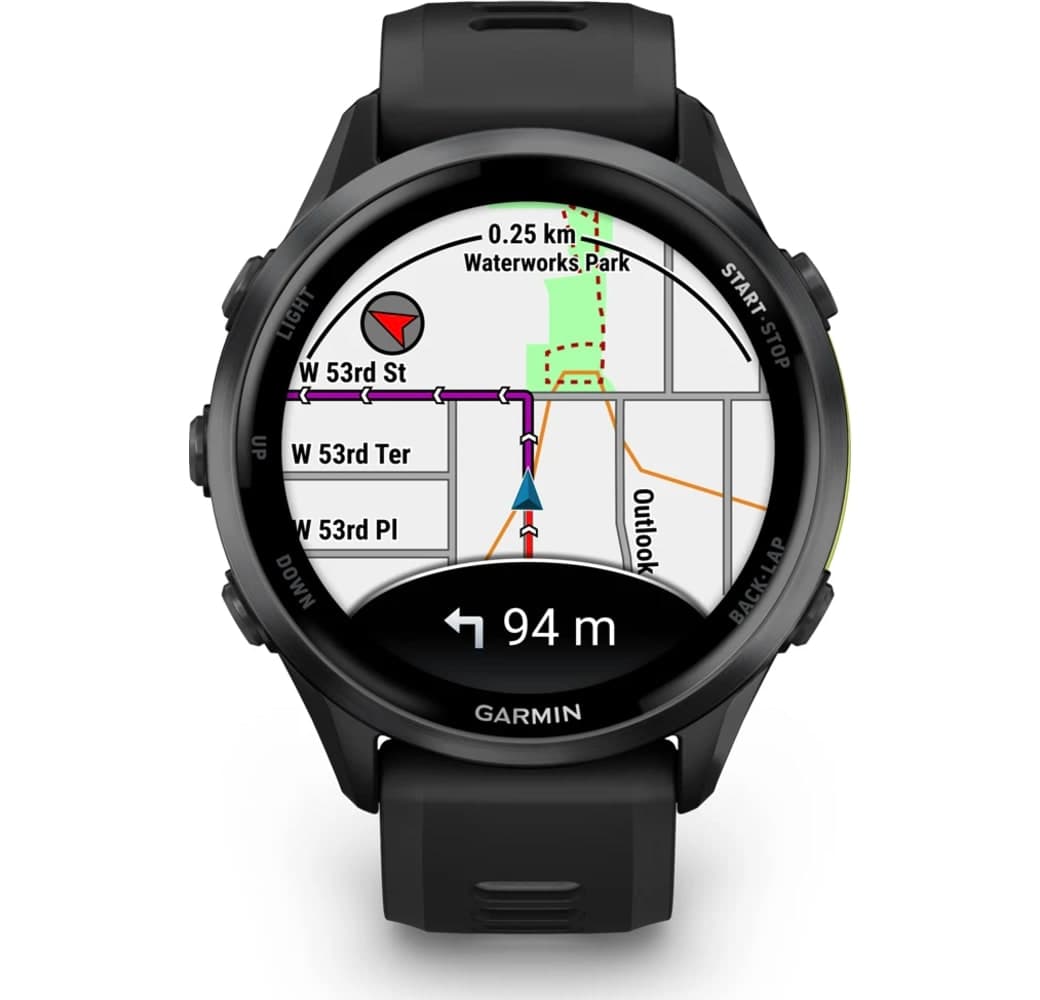 Schwarz Garmin Forerunner 970 Smartwatch, Gehäuse aus faserverstärktem Polymer, 47 mm.2