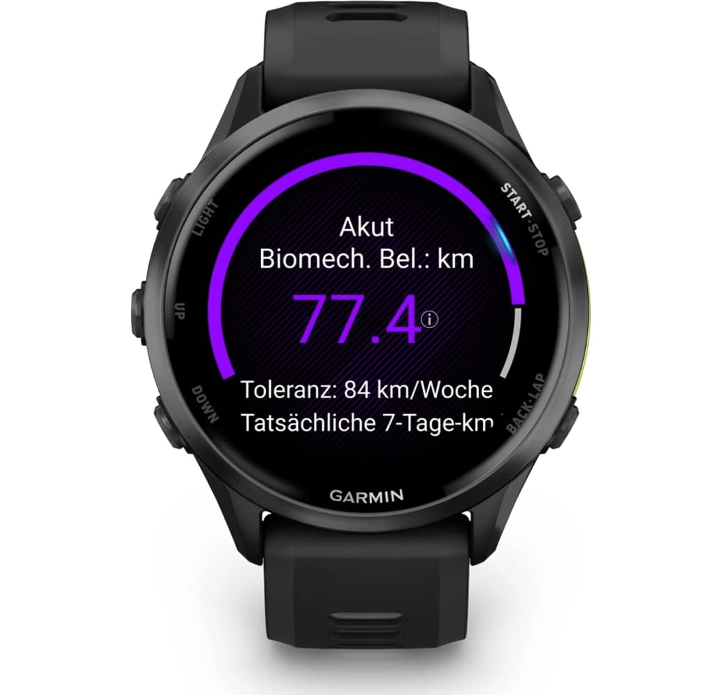 Schwarz Garmin Forerunner 970 Smartwatch, Gehäuse aus faserverstärktem Polymer, 47 mm.4