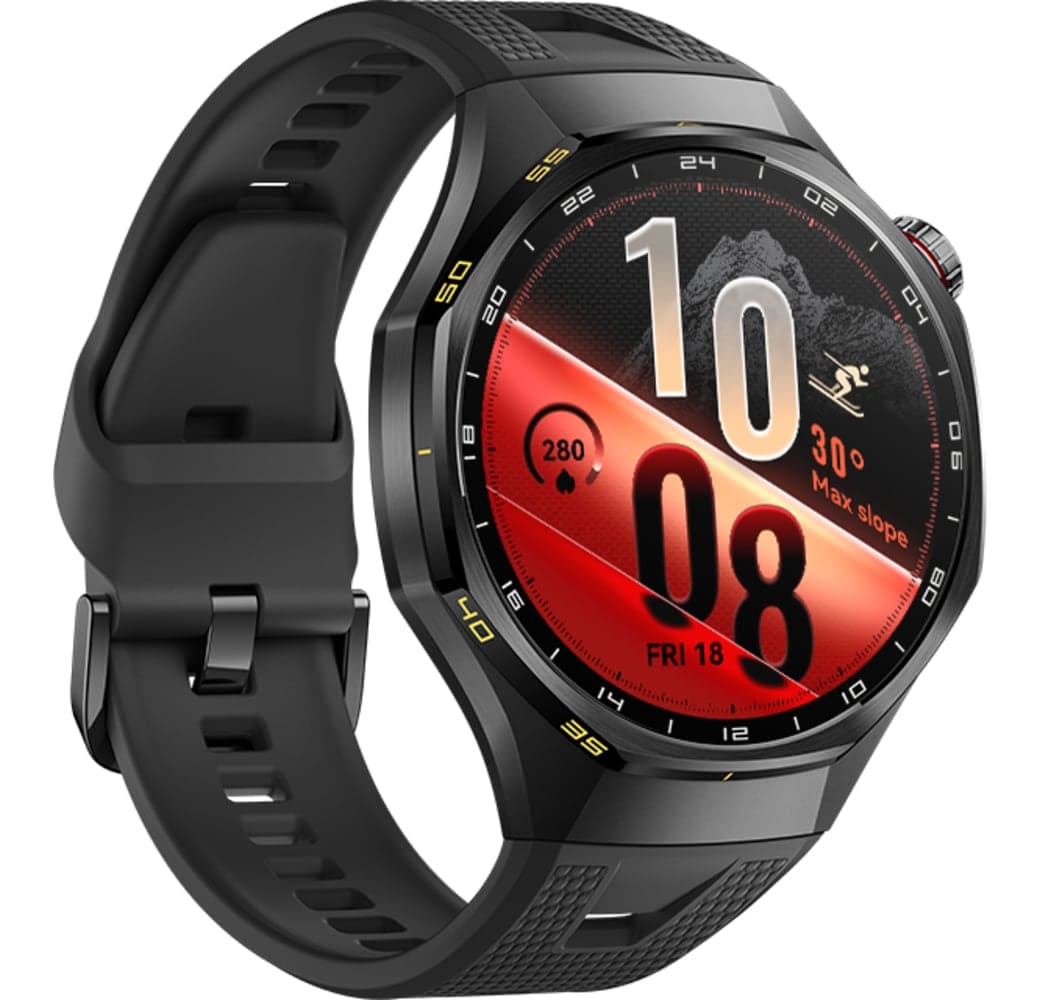 Schwarz Huawei WATCH GT 7 Pro Smartwatch, Vorderseite aus Titanlegierung, Rückseite aus schwarzer Keramik, 46 mm.3