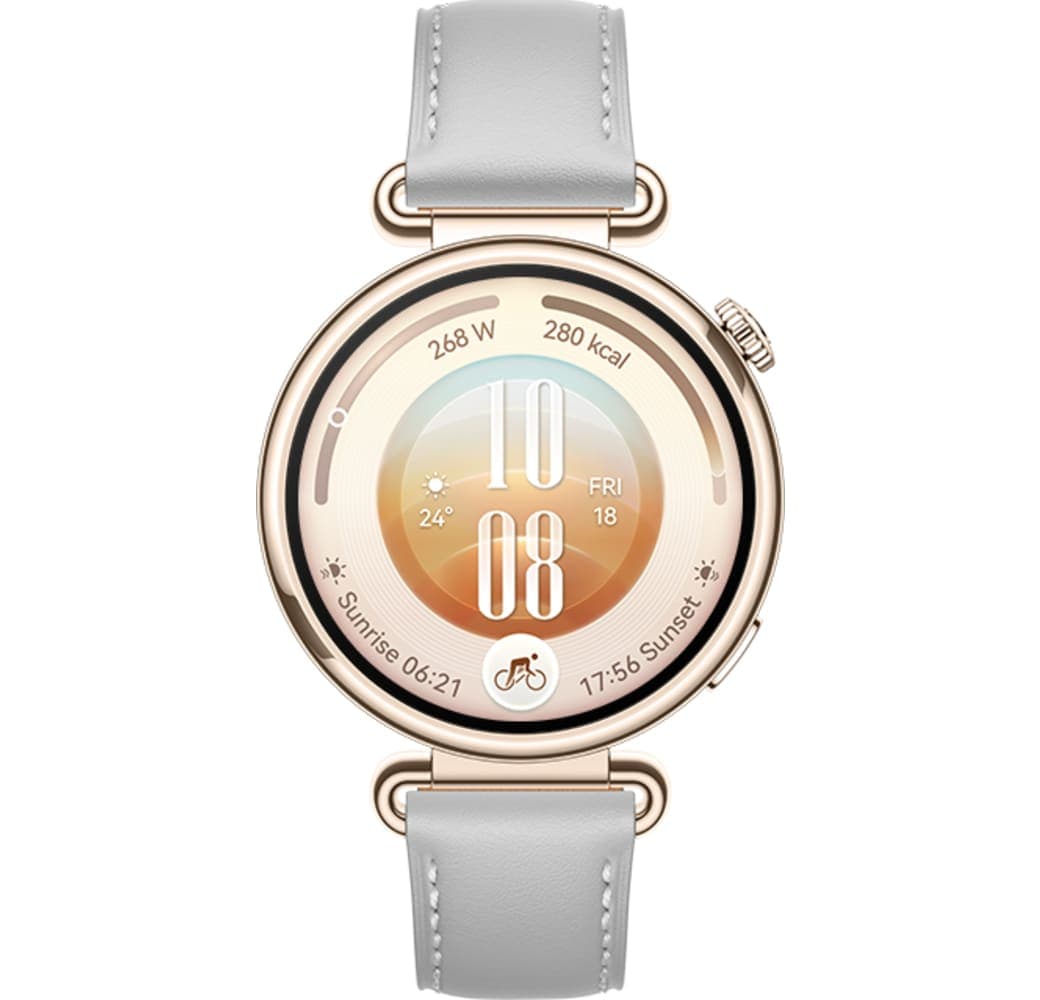 Gris Reloj inteligente Huawei WATCH GT 7, caja frontal de acero inoxidable, parte trasera de plástico negro, 41 mm.2