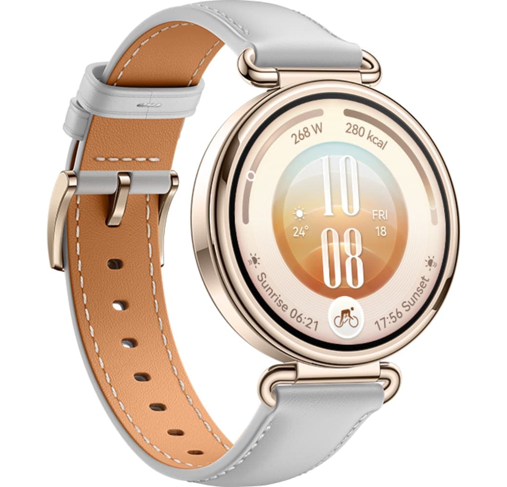 Gris Reloj inteligente Huawei WATCH GT 7, caja frontal de acero inoxidable, parte trasera de plástico negro, 41 mm.3