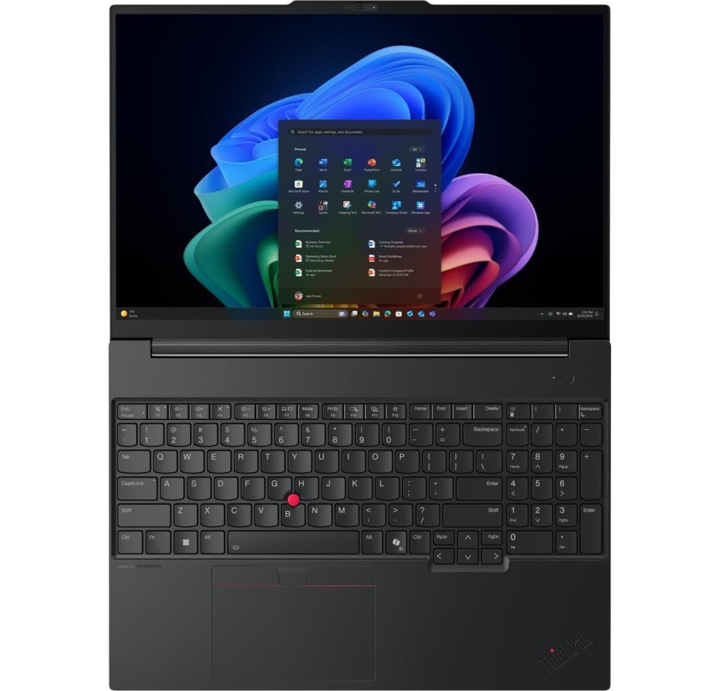 Schwarz Lenovo ThinkPad E16 G4 Laptop - Intel® Core™ Ultra 7-3550 - 16 GB - 512 GB SSD - Intel Arc Graphics - Deutsch (QWERTZ).9