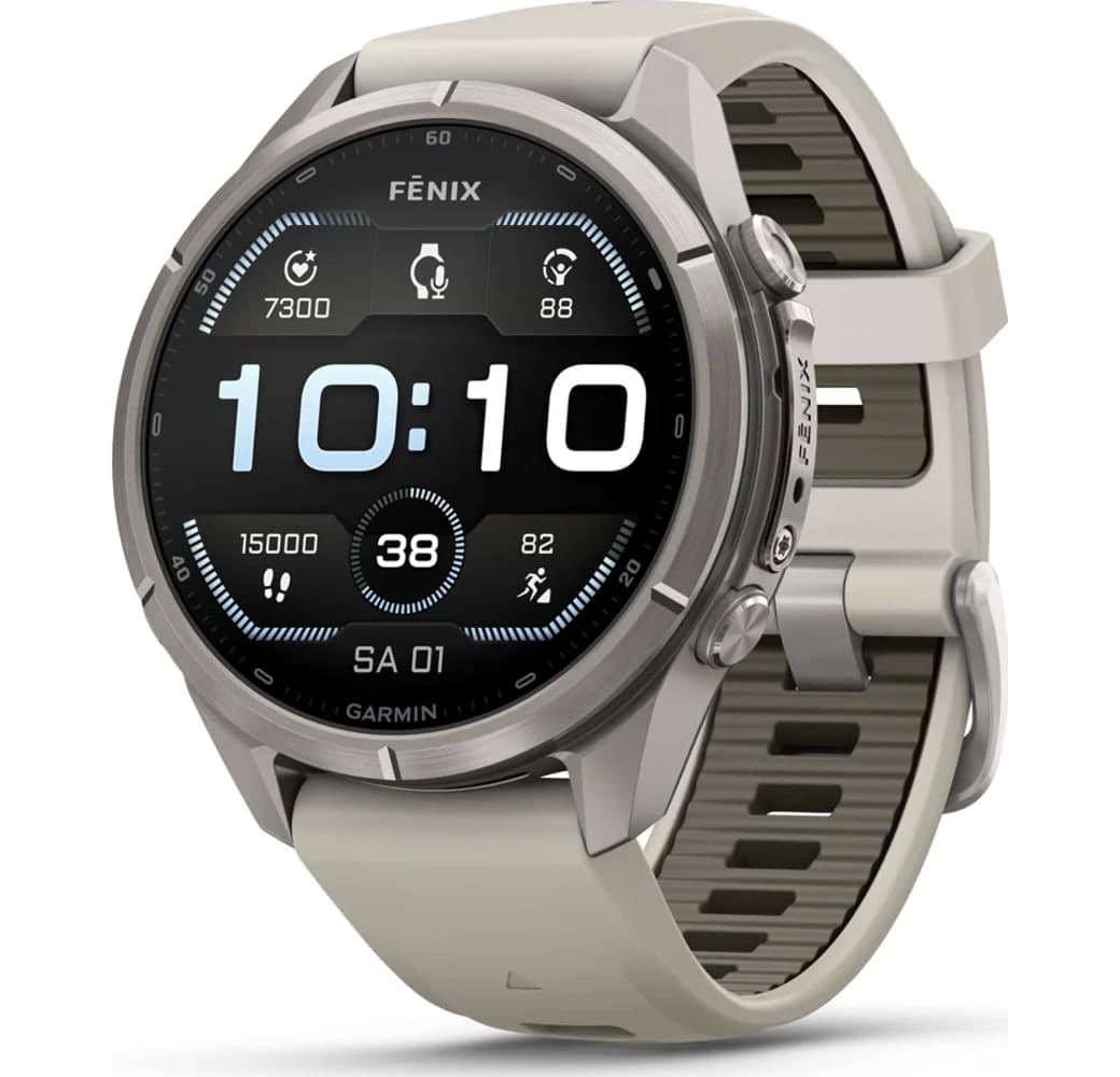 Gris/Arenisca Reloj inteligente Garmin Fenix 9 Pro, caja de titanio, 43 mm.1