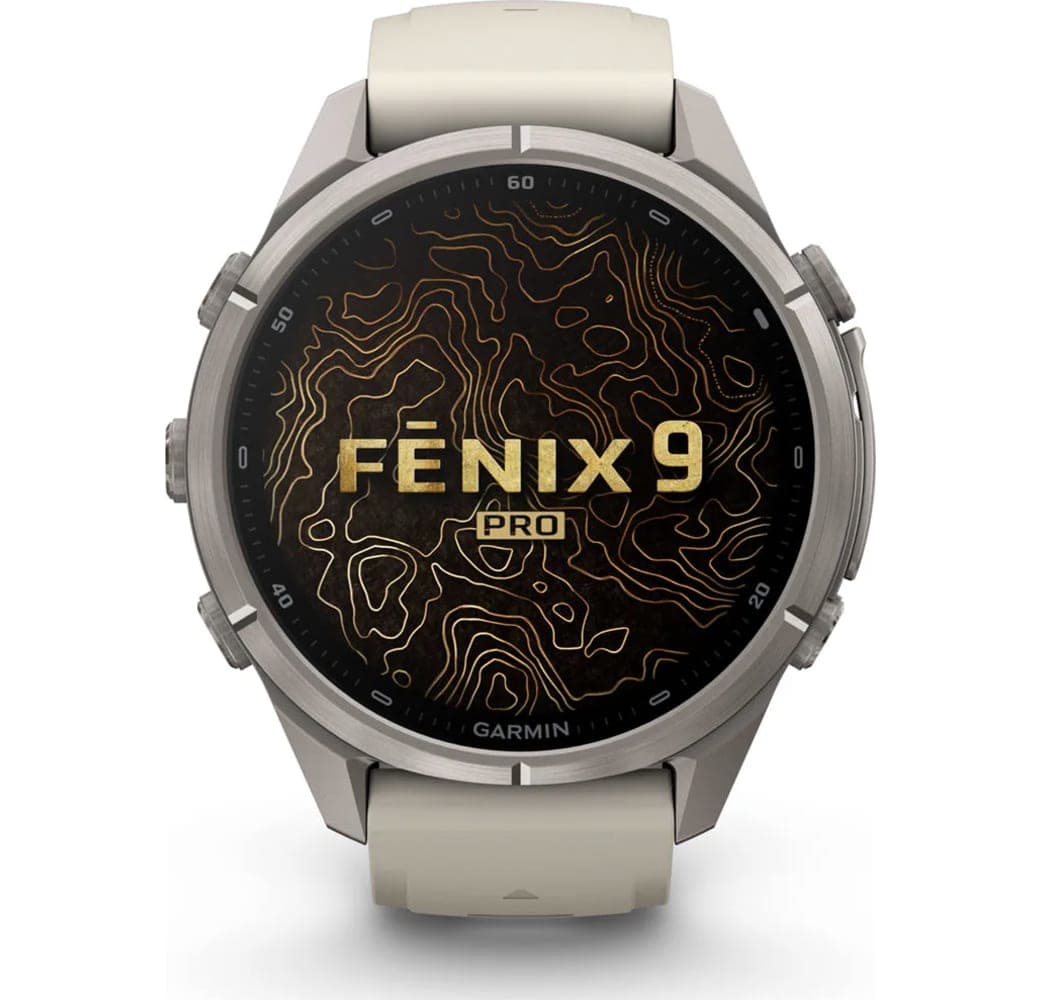 Gris/Arenisca Reloj inteligente Garmin Fenix 9 Pro, caja de titanio, 43 mm.2