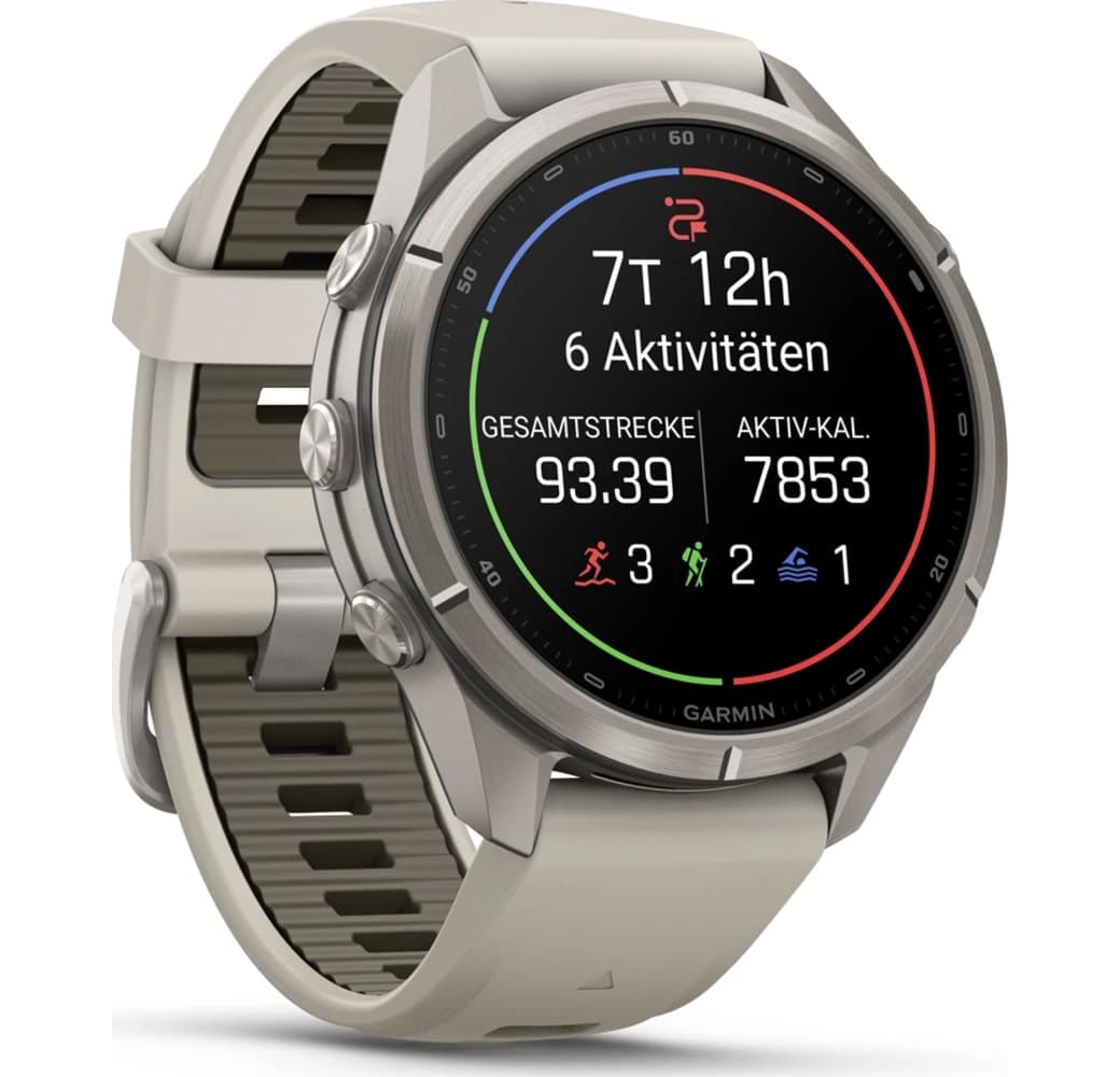 Gris/Arenisca Reloj inteligente Garmin Fenix 9 Pro, caja de titanio, 43 mm.3