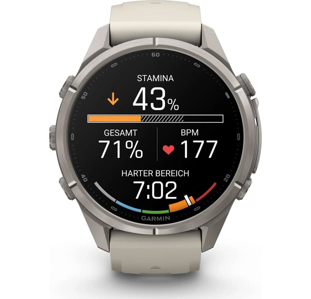 Gris/Arenisca Reloj inteligente Garmin Fenix 9 Pro, caja de titanio, 43 mm.4