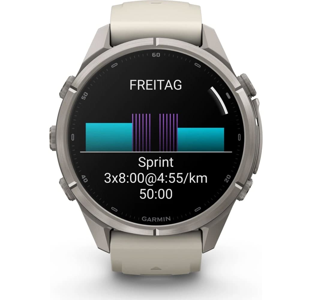 Gris/Arenisca Reloj inteligente Garmin Fenix 9 Pro, caja de titanio, 43 mm.9