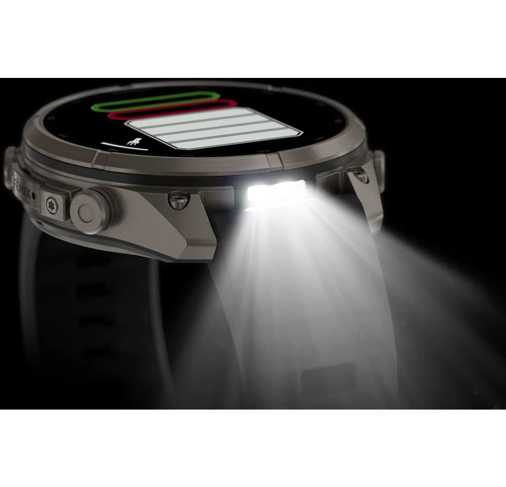 Grafiet Garmin Fenix 9 Pro smartwatch, titanium kast, 47 mm.8