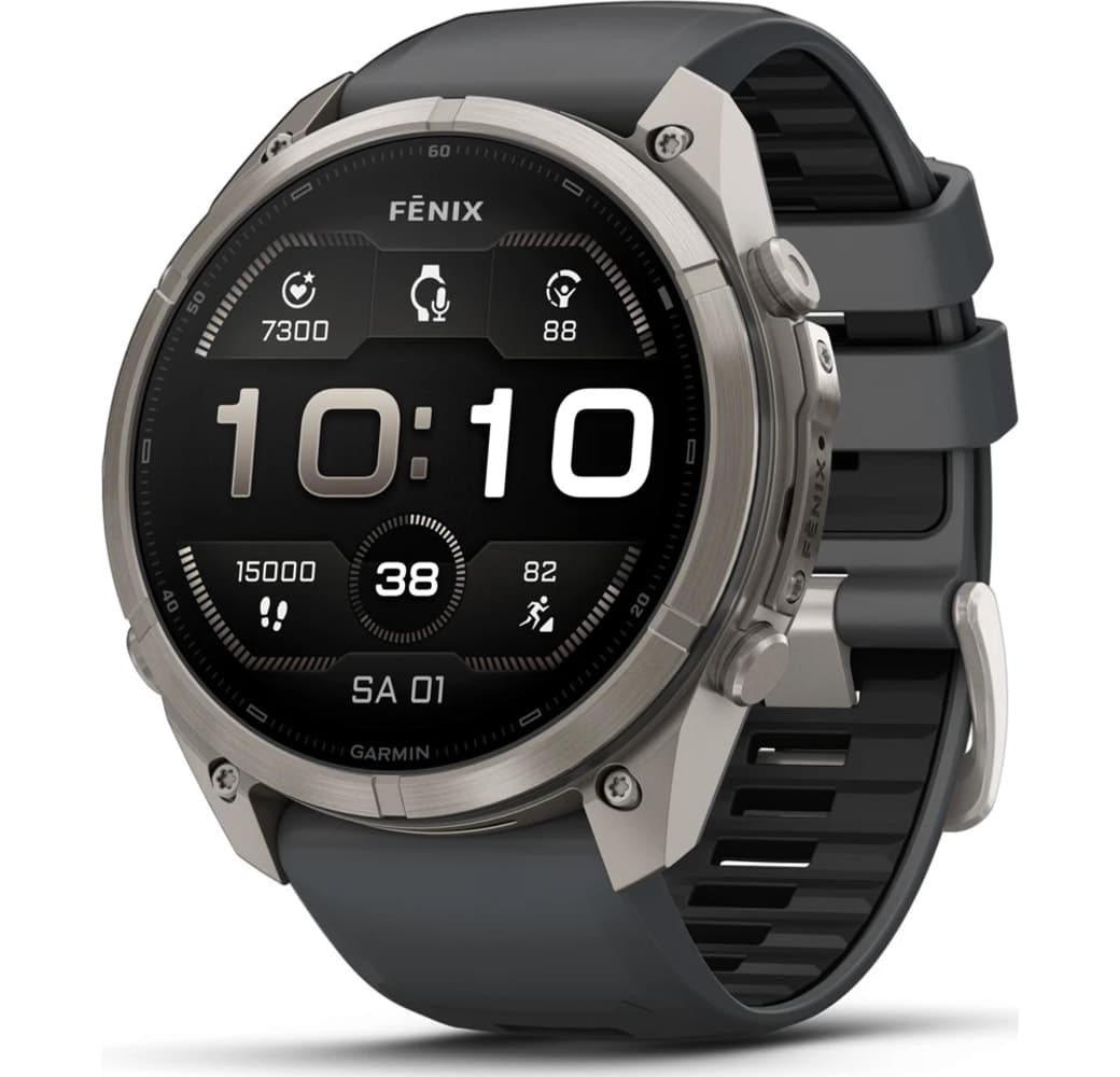 Graphite Garmin Fenix 9 Pro Smartwatch, Titanium case, 51mm.1