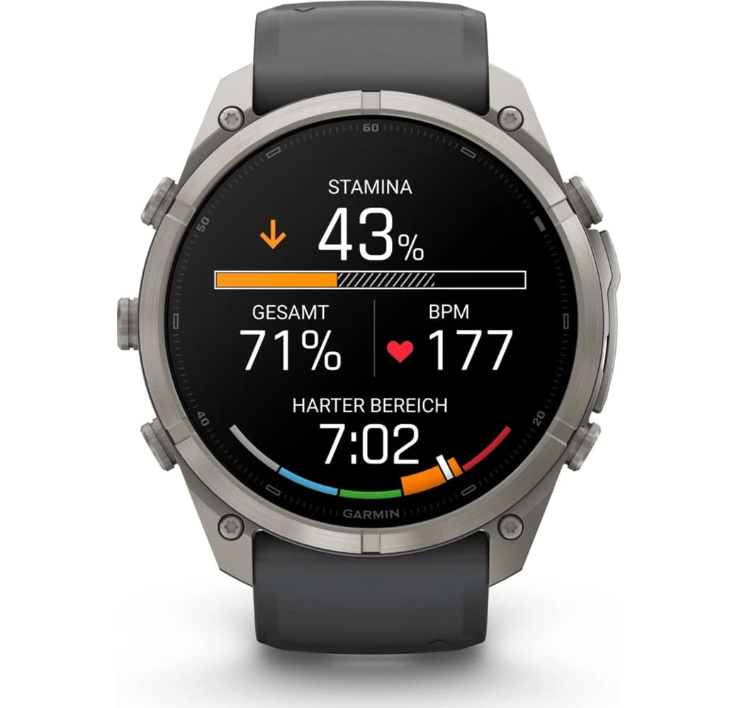 Graphite Garmin Fenix 9 Pro Smartwatch, Titanium case, 51mm.4