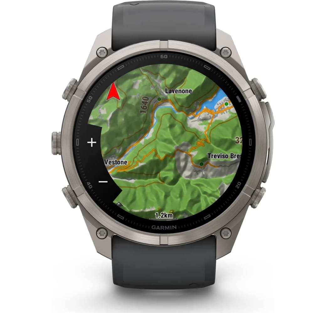 Graphite Garmin Fenix 9 Pro Smartwatch, Titanium case, 51mm.7