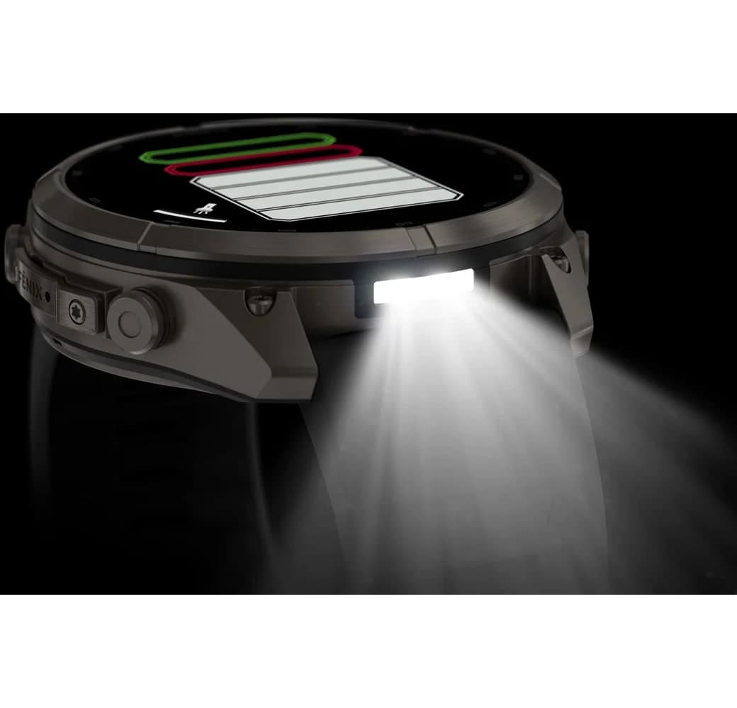 Graphite Garmin Fenix 9 Pro Smartwatch, Titanium case, 51mm.8