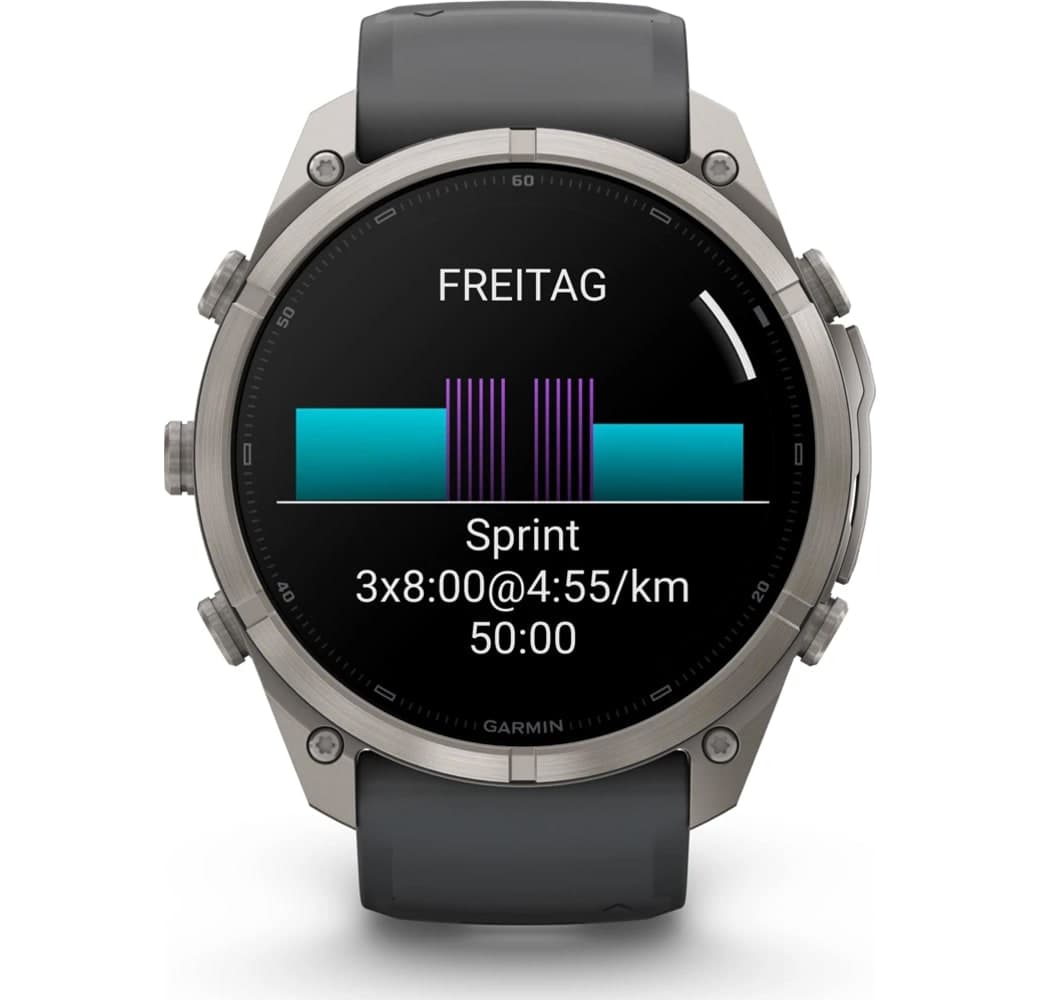 Graphite Garmin Fenix 9 Pro Smartwatch, Titanium case, 51mm.9