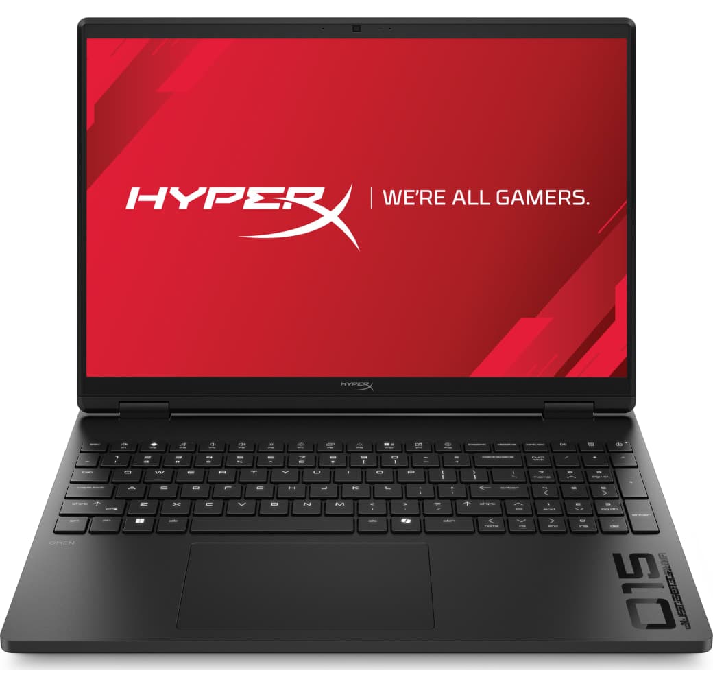 Black HP HyperX OMEN 15-gb0058ng Laptop - AMD Ryzen™ 5 240 - 16GB - 512GB SSD - NVIDIA® GeForce® RTX™ 5060 - German (QWERTZ).1