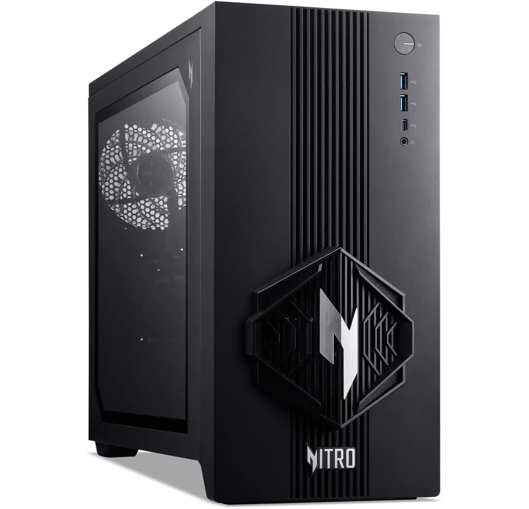 Black Acer Nitro 30 (N30-100) Desktop - AMD Ryzen™ 7 8700F - 16GB - 1TB SSD - AMD RX 9060 XT.1