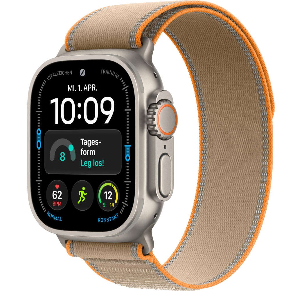Sand Apple Ultra 4 GPS + Cellular, Titangehäuse, Trail Loop M/L, 49 mm.1