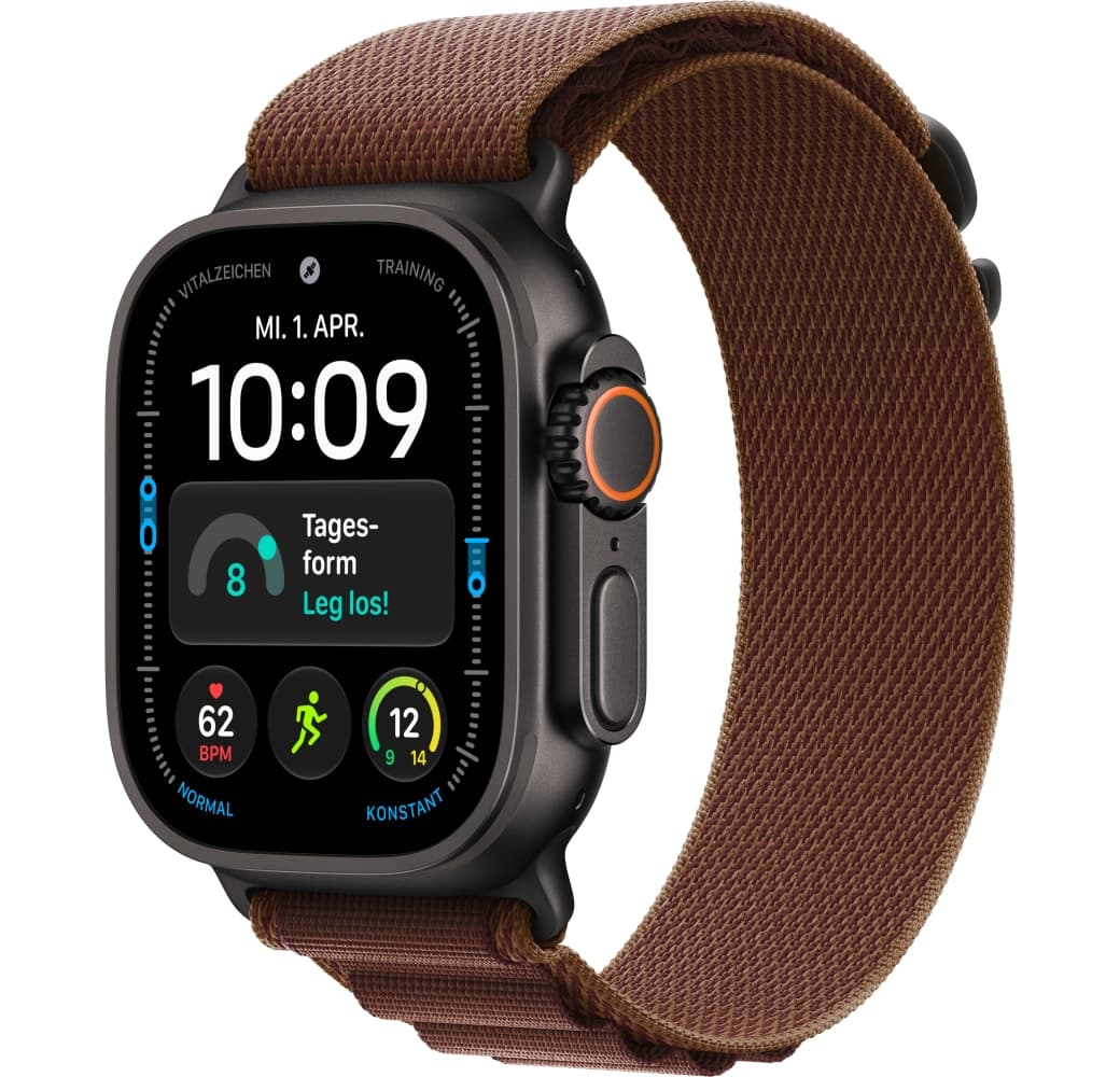 Burgund Apple Ultra 4 GPS + Cellular, Titangehäuse, Alpine Loop L, 49 mm.1