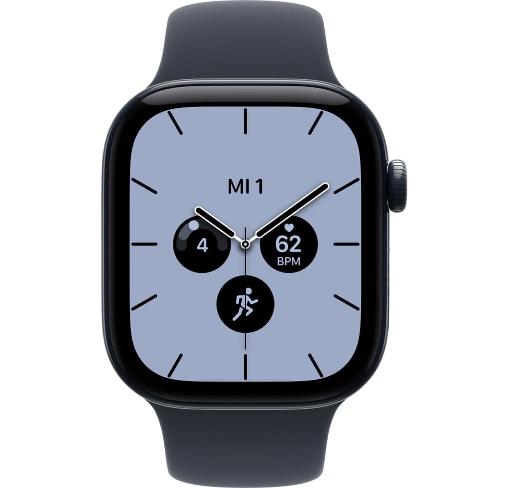 Navy Blue Apple Series 12 GPS + Cellular, Ceramic Case, Sport Band M/L, 46mm.2