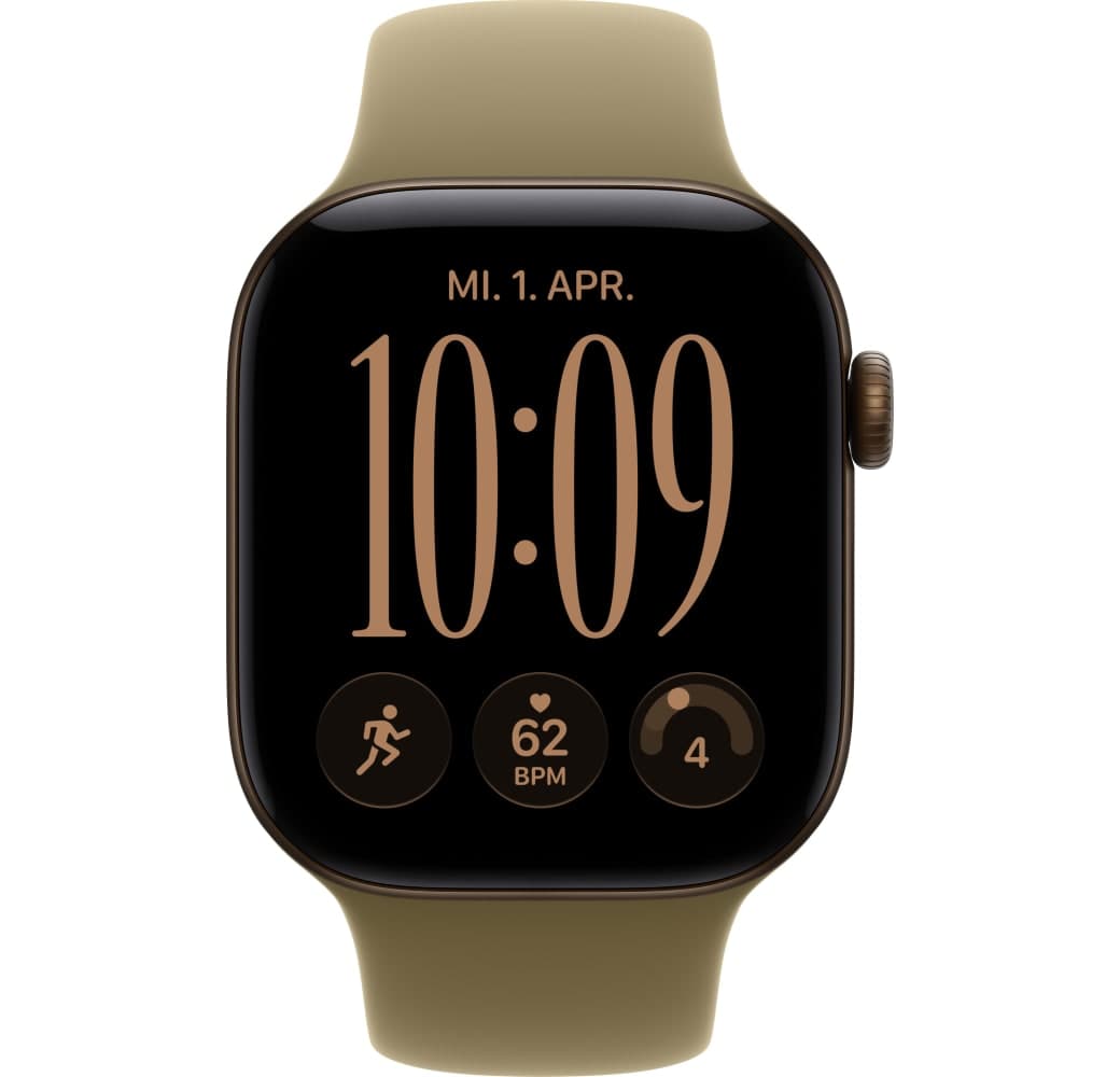 Olive Apple Series 12 GPS + Cellular, Aluminium Case, Sport Band M/L, 42mm.2