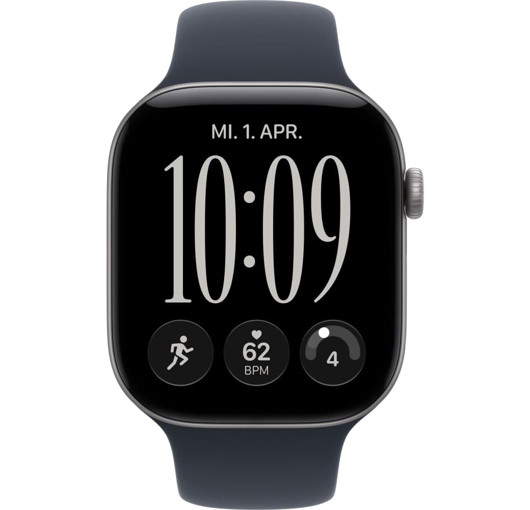 Navy Blue Apple Series 12 GPS + Cellular, Aluminium Case, Sport Band M/L, 46mm.2