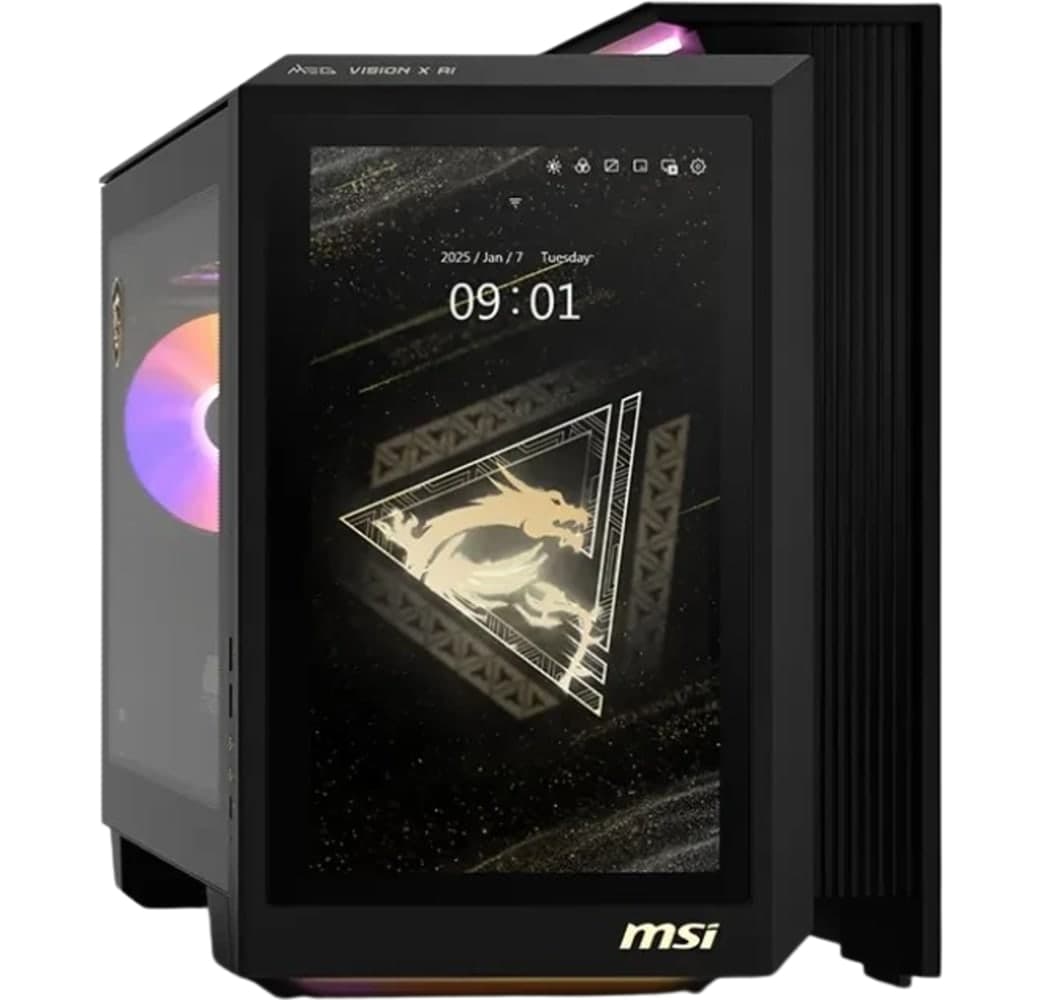 Zwart MSI MEG Vision X AI 2NVV9-285AT Desktop - Intel® Core™ Ultra 9-285K0 - 64GB - 1TB SSD - NVIDIA® GeForce® RTX™ 5080.1