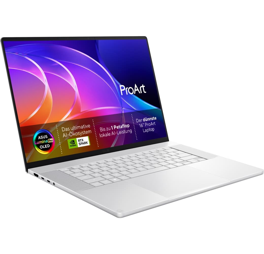 Weiß ASUS ProArt P16 H7607BA-SE310X Laptop - NVIDIA® RTX Spark™-N1X0 - 48 GB - 1 TB SSD - NVIDIA® Blackwell RTX GPU - Deutsch (QWERTZ).2