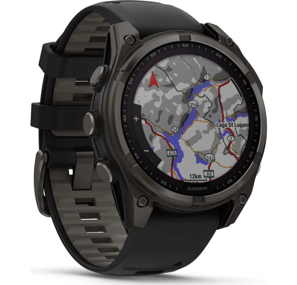 Graphite Garmin Fēnix® 8 Solar Smartwatch, Titanium case, 47mm.3