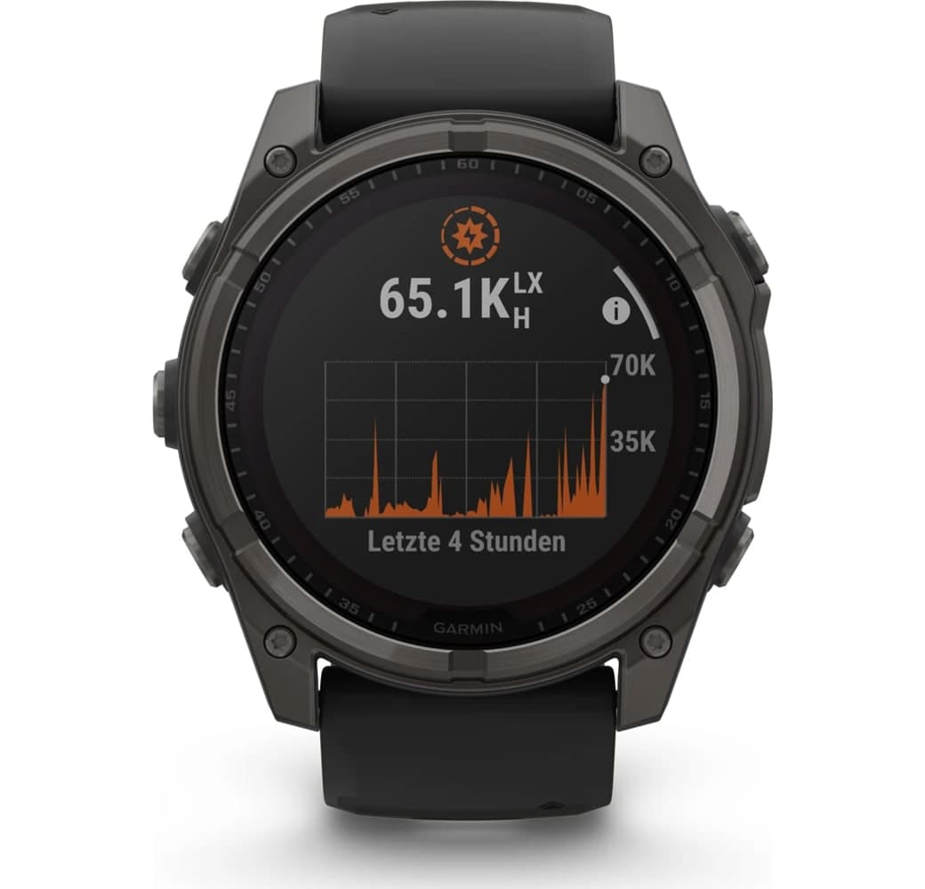 Grafiet Garmin Fēnix® 8 Solar Smartwatch, titanium kast, 51 mm.2