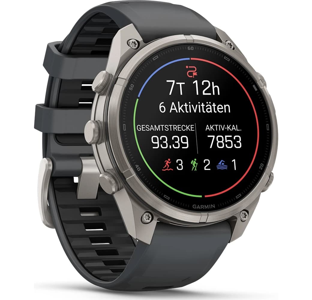 Grafiet Garmin Fenix 9 Pro InReach (LTE) smartwatch, titanium kast, 47 mm.3